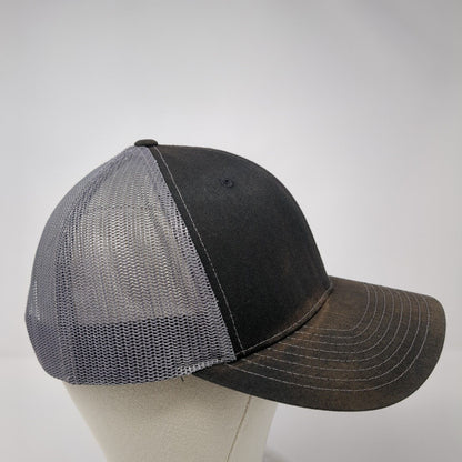 West Coast Boat Center Snapback Trucker Hat Black One Size Mesh Back