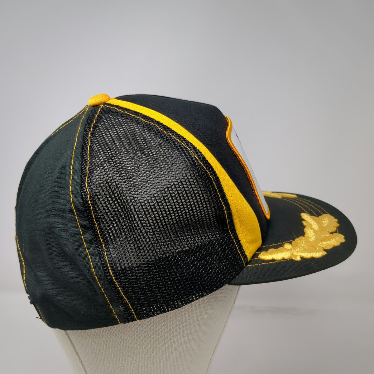 Snapback Hat Black One Size Moose's Welding & Construction Scrambled Eggs Mesh