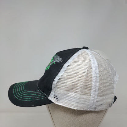 St. Patrick's Day Skull Strapback Mesh Back Trucker Hat Black OSFM W/Tags