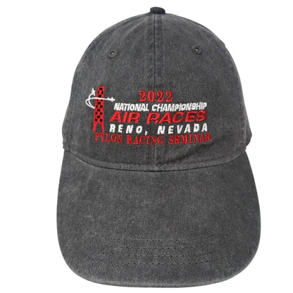 2022 Air Races Pylon Racing Seminar Strapback Hat Gray One Size Ouray