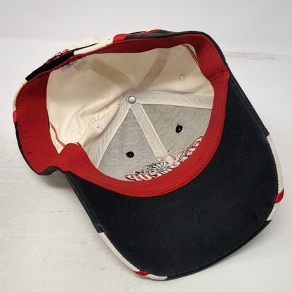 Reebok CFL Grey Cup 2009 Calgary Hat Black White Red One Size Flex Fit 97th Logo