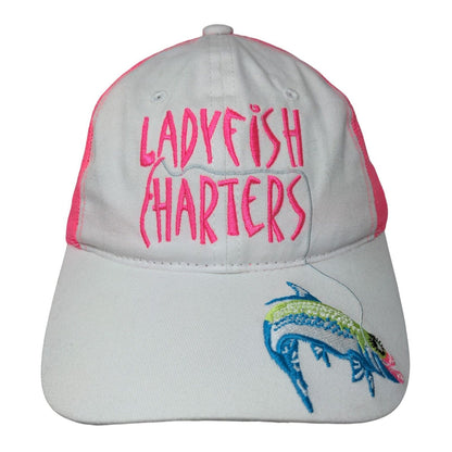 Lady Fish Charters Strapback Trucker Hat Multicolor 56cm Adjustable Bretmor