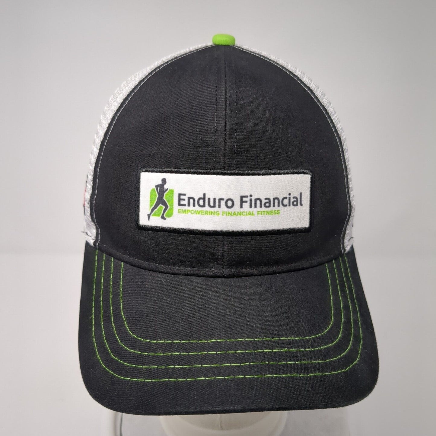 Enduro Financial Snapback Trucker Hat Black One Size 6 Panel Boco Gear