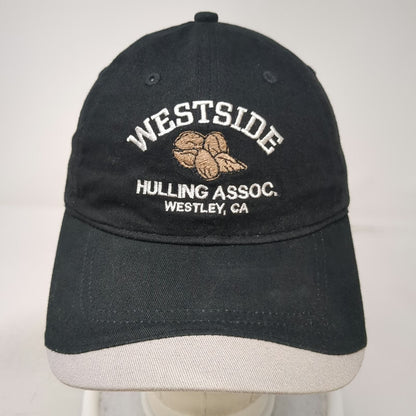 Cap America Baseball Cap Black Gray OSFM Strapback Westside Hulling Assoc Hat
