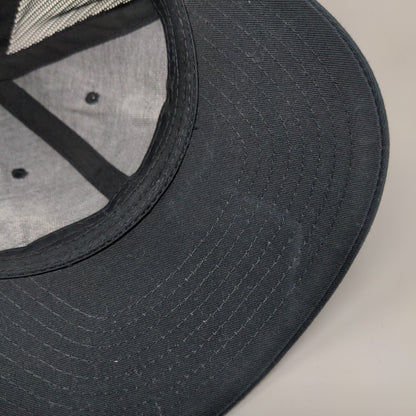 Letter M Snapback Mesh Back Trucker Hat Black One Size Richardson
