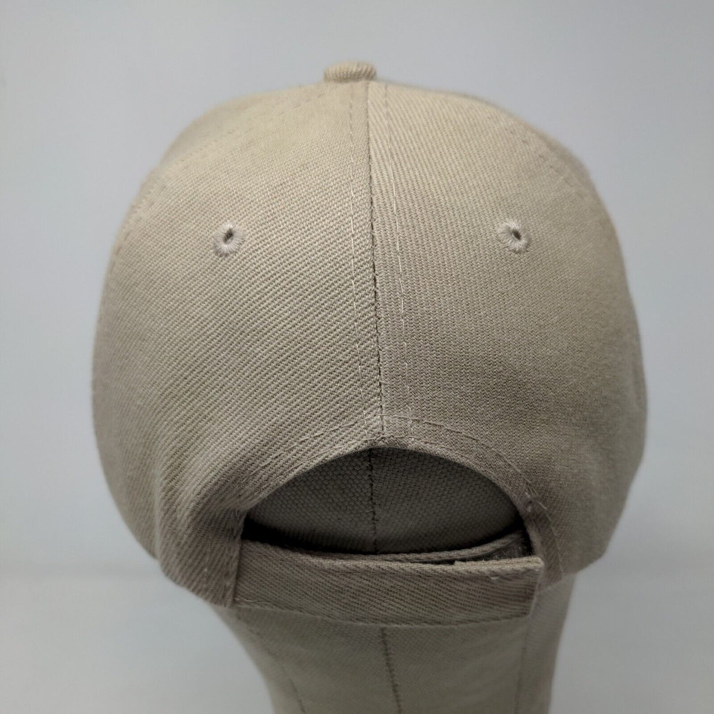 Unbranded Men's Strapback Hat Tan Embroidered Vietnam Veteran Logo Military