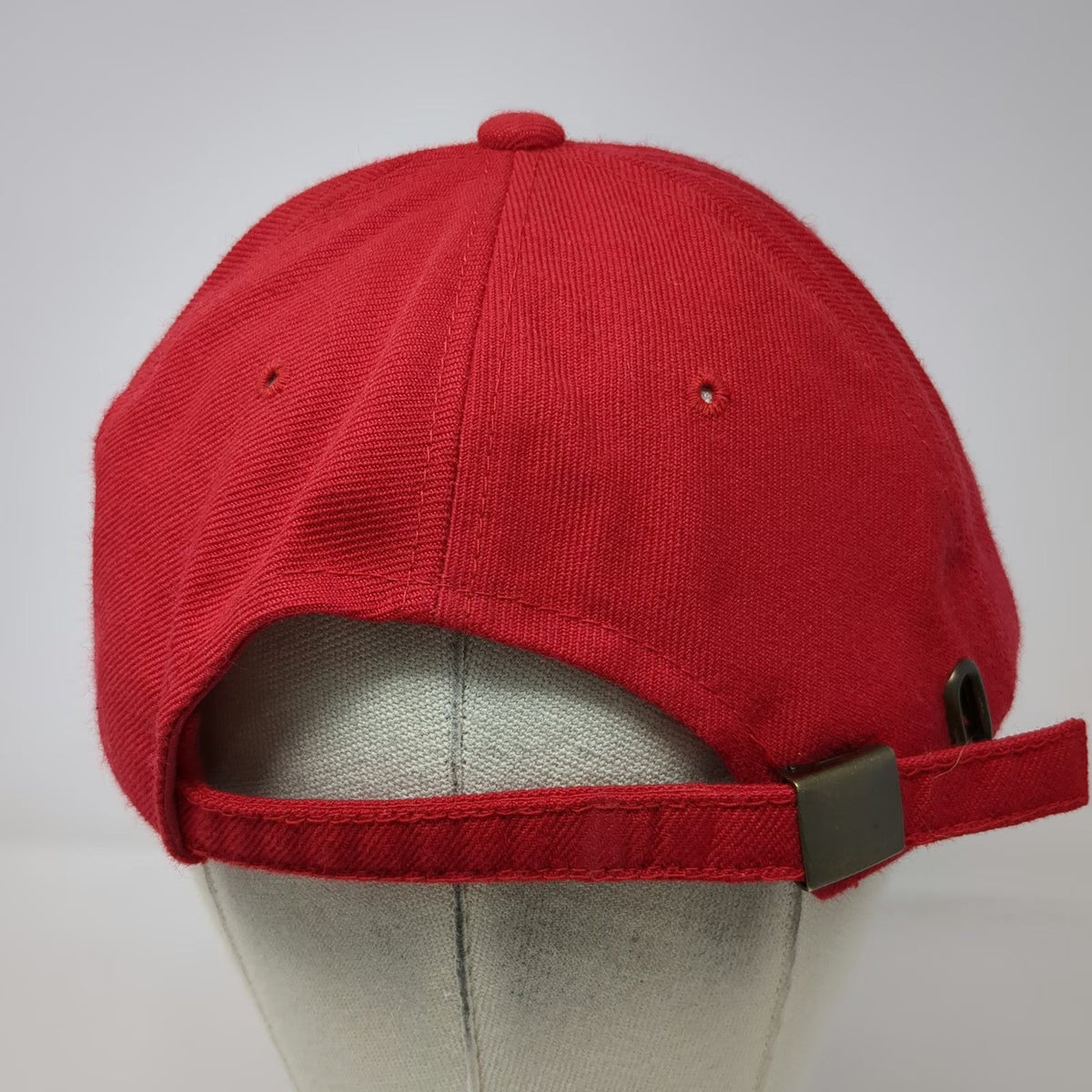Red Baseball Cap One Size Fuller Farms Christmas Trees Green Slide Strap Hat