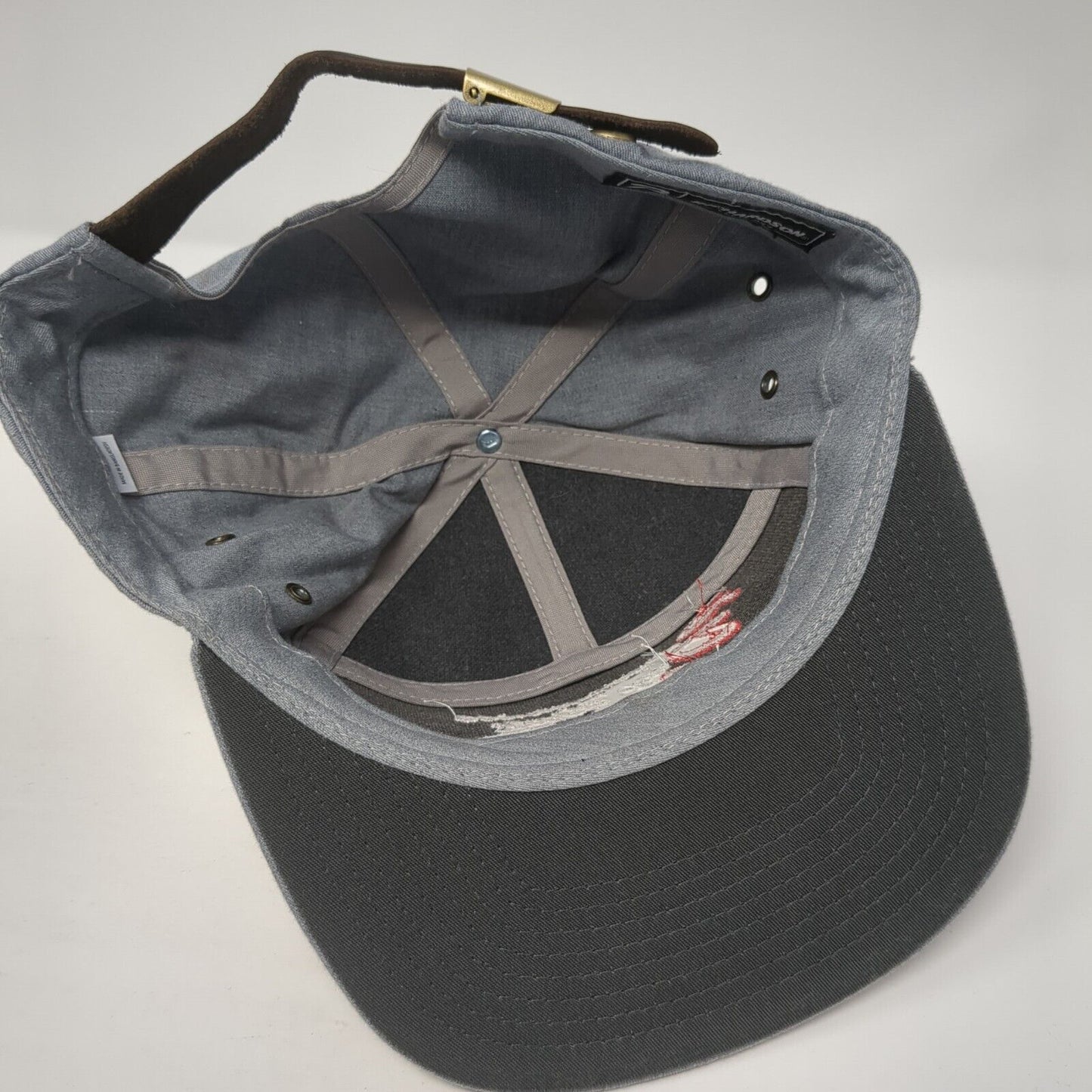 Performance Drywall Inc Slideback Hat Gray OS Adjustable Patriotic Richardson