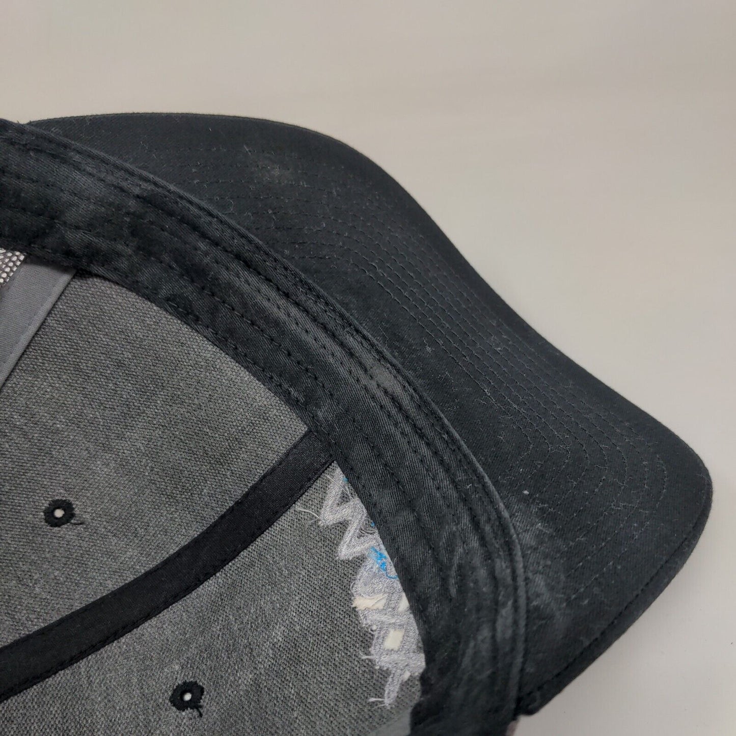 Maxx Environmental Snapback Mesh Back Trucker Hat Black One Size Colorblock