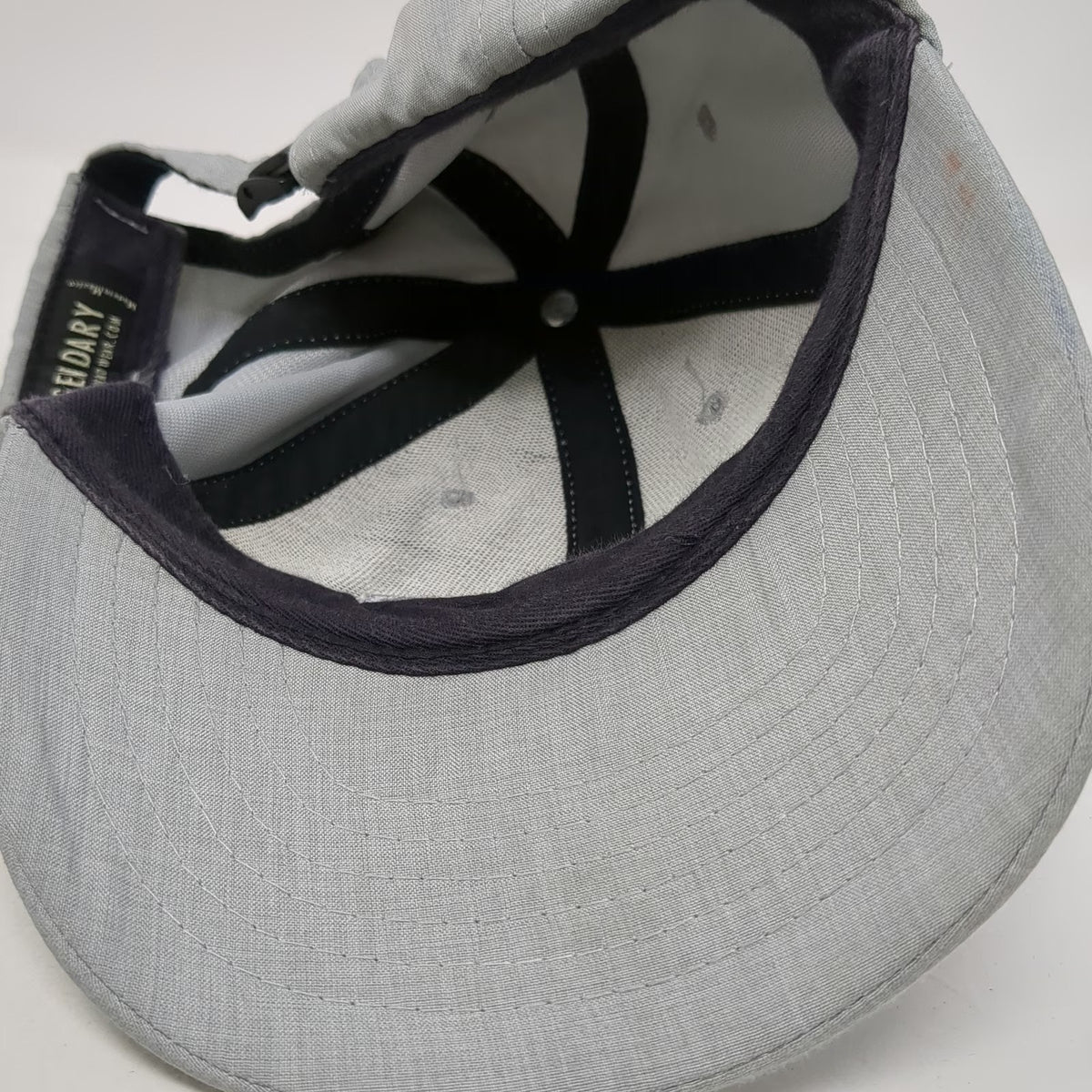 Legendary Baseball Cap Gray One Size River Birch Golf Course Windmill Logo Hat