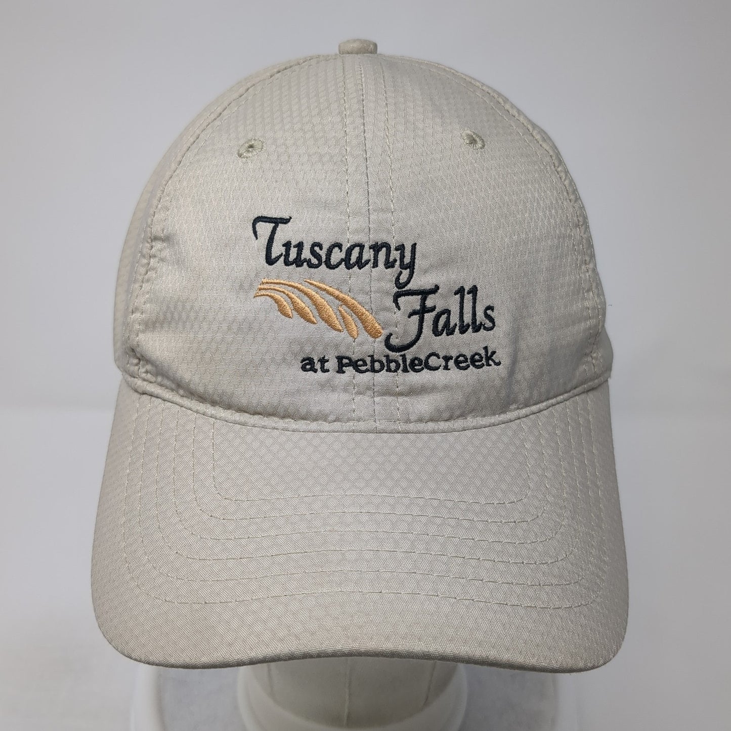 Tuscany Falls At Pebble Creek Baseball Cap Beige One Size Adjustable Legendary