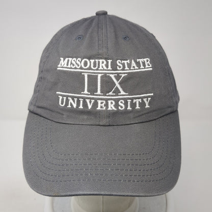 Missouri State University Slideback Baseball Cap Gray OS Adjustable 6 Panel