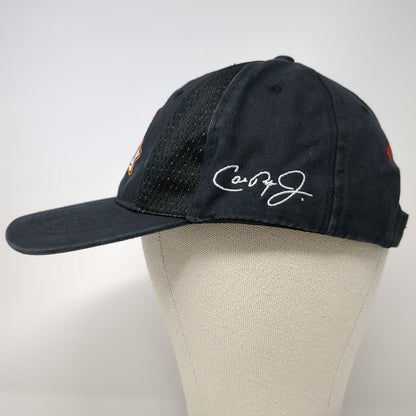 Ripken Baseball Hat Black One Size Mesh Signature Cal Jr Adjustable Strapback