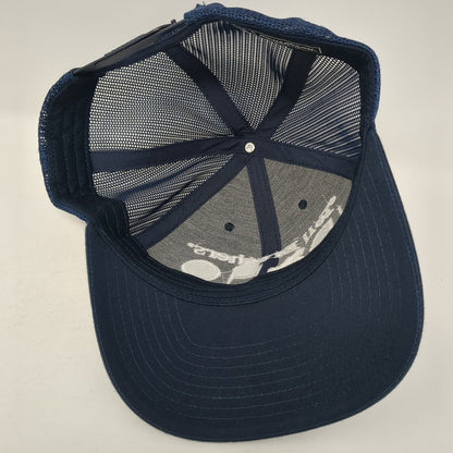 Toll Brothers Idaho Snapback Trucker Hat Blue OS Adjustable Mesh Back Richardson