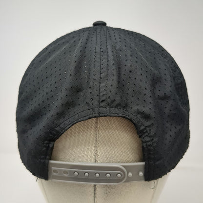 Pukka Trucker Hat Black One Size Perforated Mesh Snapback Radley Golf Chef Logo
