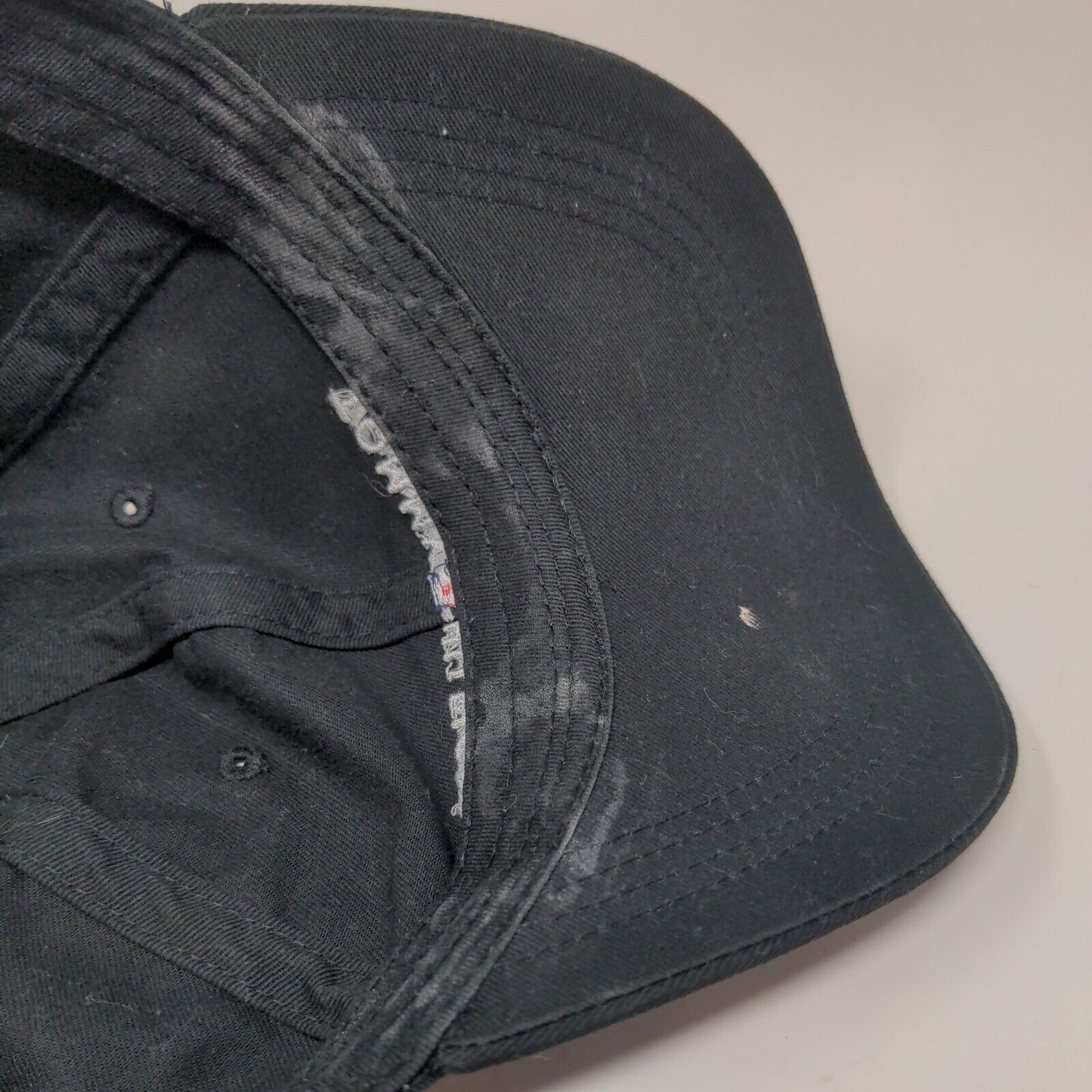 Tommy Hilfiger Slideback Hat Black One Size Embroidered Logo Adjustable
