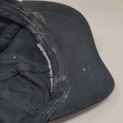 Tommy Hilfiger Slideback Hat Black One Size Embroidered Logo Adjustable