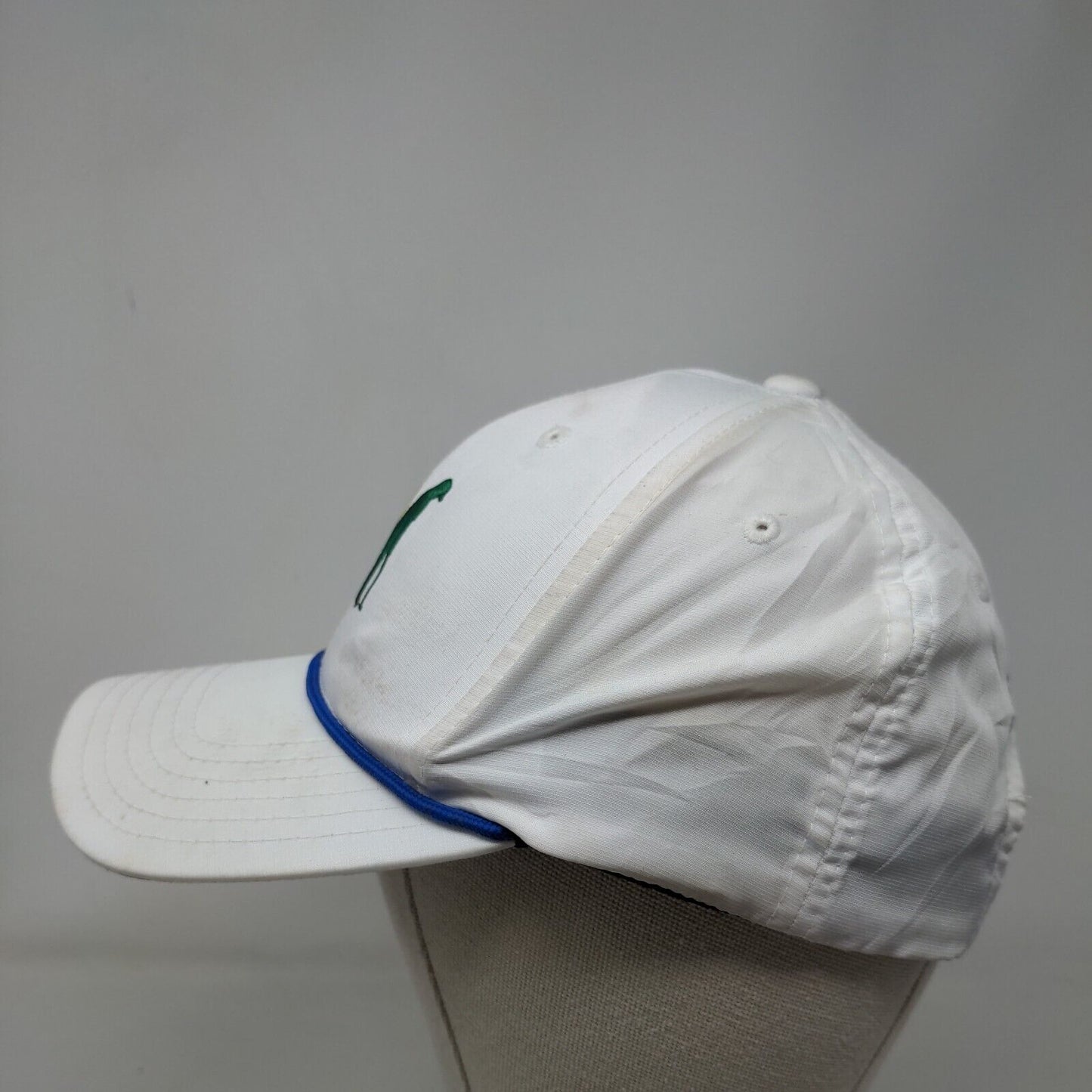 Golf Drive Chip & Putt Strapback Rope Hat White One Size Embroidered