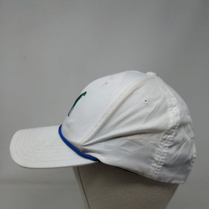 Golf Drive Chip & Putt Strapback Rope Hat White One Size Embroidered