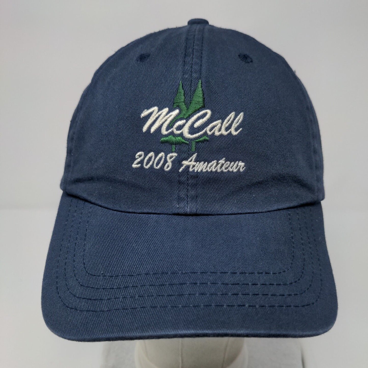 McCall 2008 Amateur Strapback Hat Blue OSFA 6 Panel WorkCare Northwest