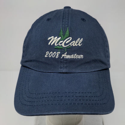 McCall 2008 Amateur Strapback Hat Blue OSFA 6 Panel WorkCare Northwest