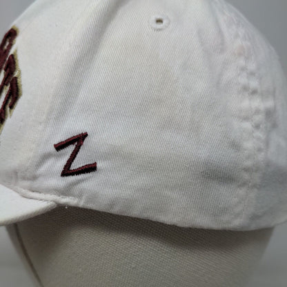 Zephyr Men's Snapback Hat White Florida State Seminoles Embroidered Logo