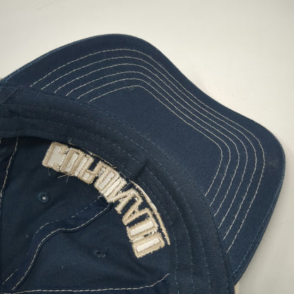 Ohiopyle Baseball Cap Blue Beige One Size Coronado California Logo Strapback Hat