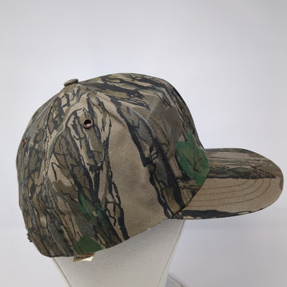 Unbranded Snapback Hat Camo One Size Adjustable Vent Holes Hunting