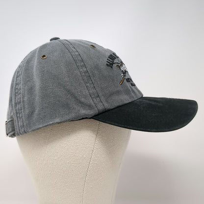 Cameo Baseball Cap Gray One Size Salmon Falls Resort Ketchikan Alaska Fishing
