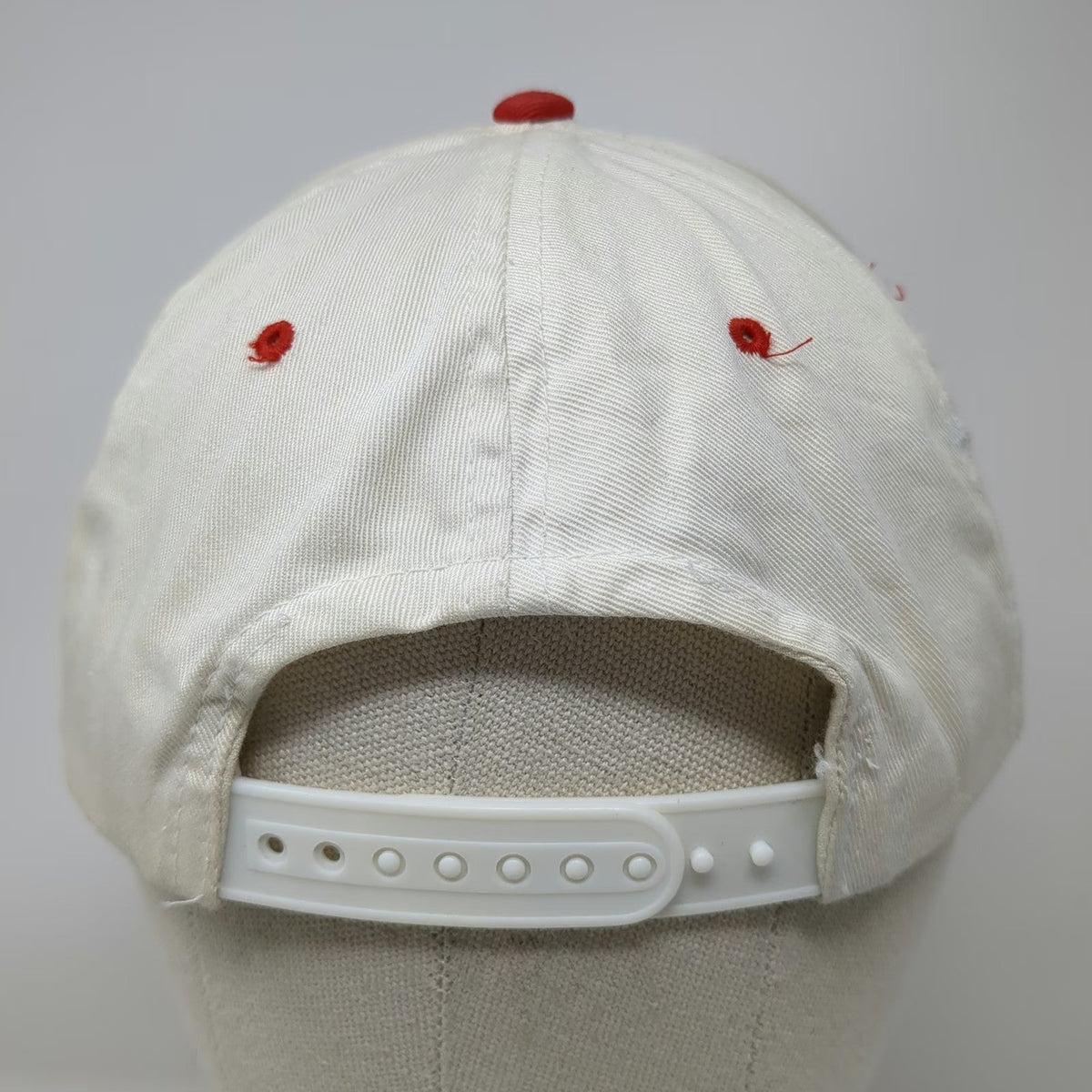 Max Herbold Inc 5 Panel Hat Red White One Size Rope Snapback Corporate Logo