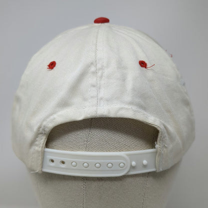 Max Herbold Inc 5 Panel Hat Red White One Size Rope Snapback Corporate Logo