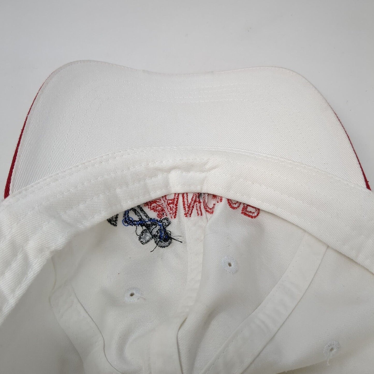The Anchor Strapback Hat White One Size Embroidered Port Authority