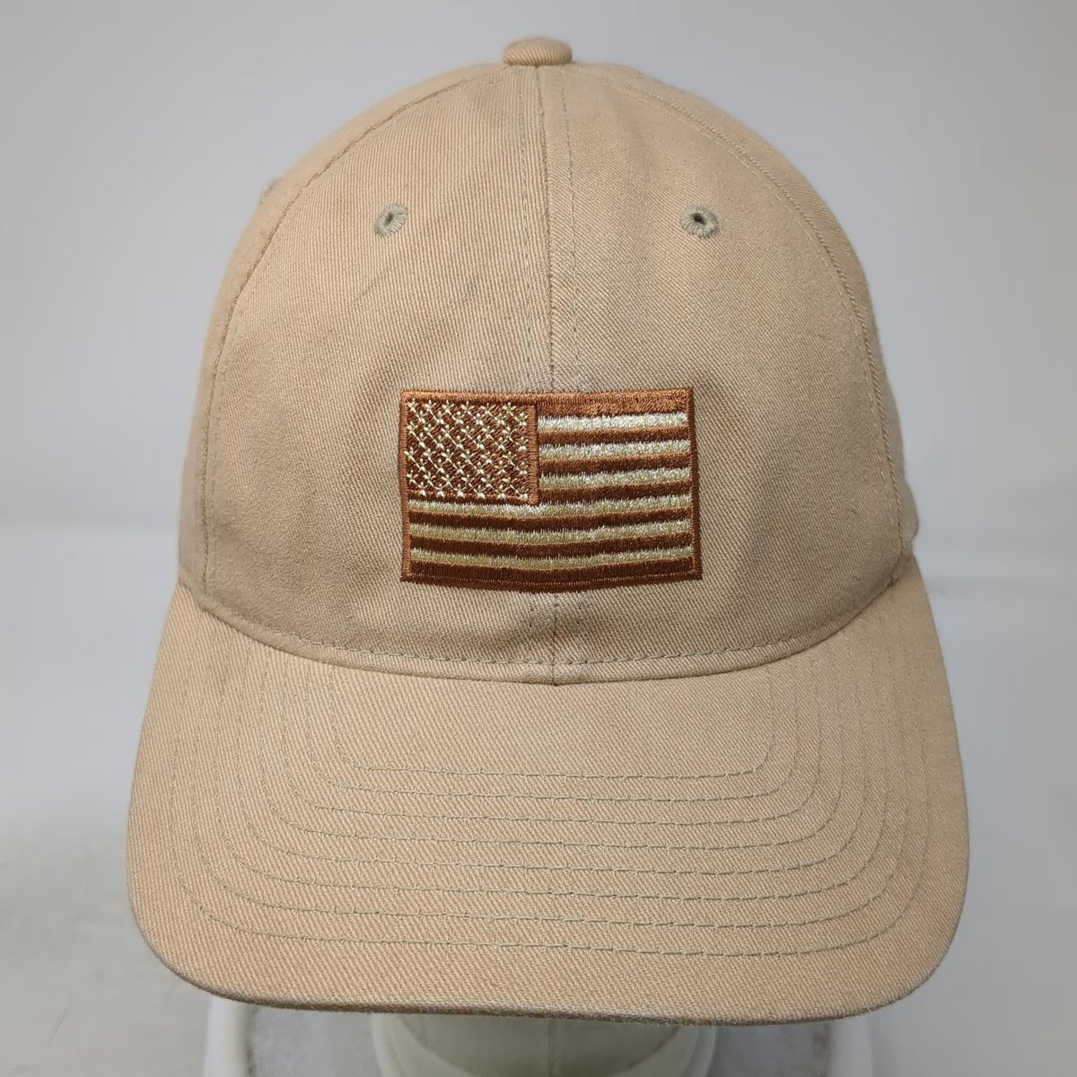 Flexfit Baseball Cap Beige XL Subdued American Flag Tactical Fitted Hat