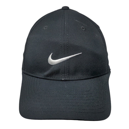 Nike Slideback Hat Black OSFM Adjustable Swoosh Embroidered Legacy 91