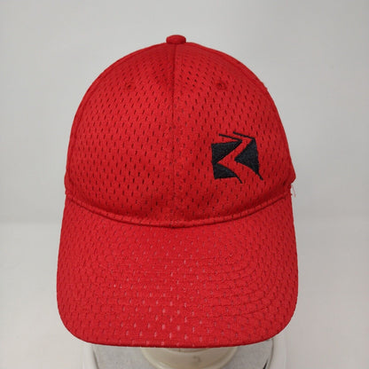 Pipe Division Strapback Hat Red OSFM Adjustable Embroidered 6 Panel KC Caps