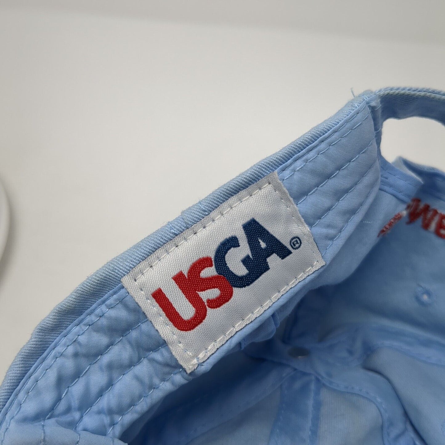 U.S. Open Pebble Beach USGA Member Slideback Hat Blue OS Adjustable Embroidered