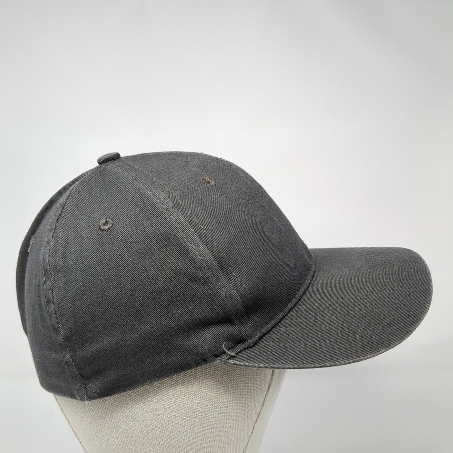Matco Tools Fitted Hat Gray One Size Embroidered Solid 6 Panel Stretch