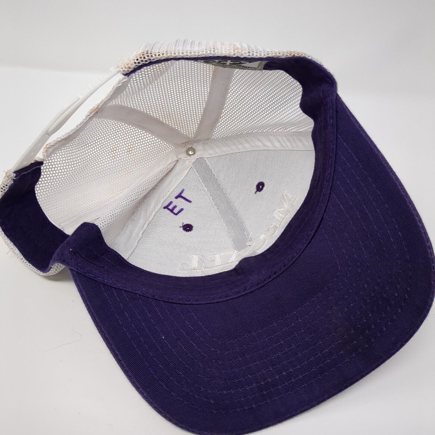 McCall Parks & Rec Snapback Trucker Hat Purple OSFM Adjustable Mesh Back NV Caps