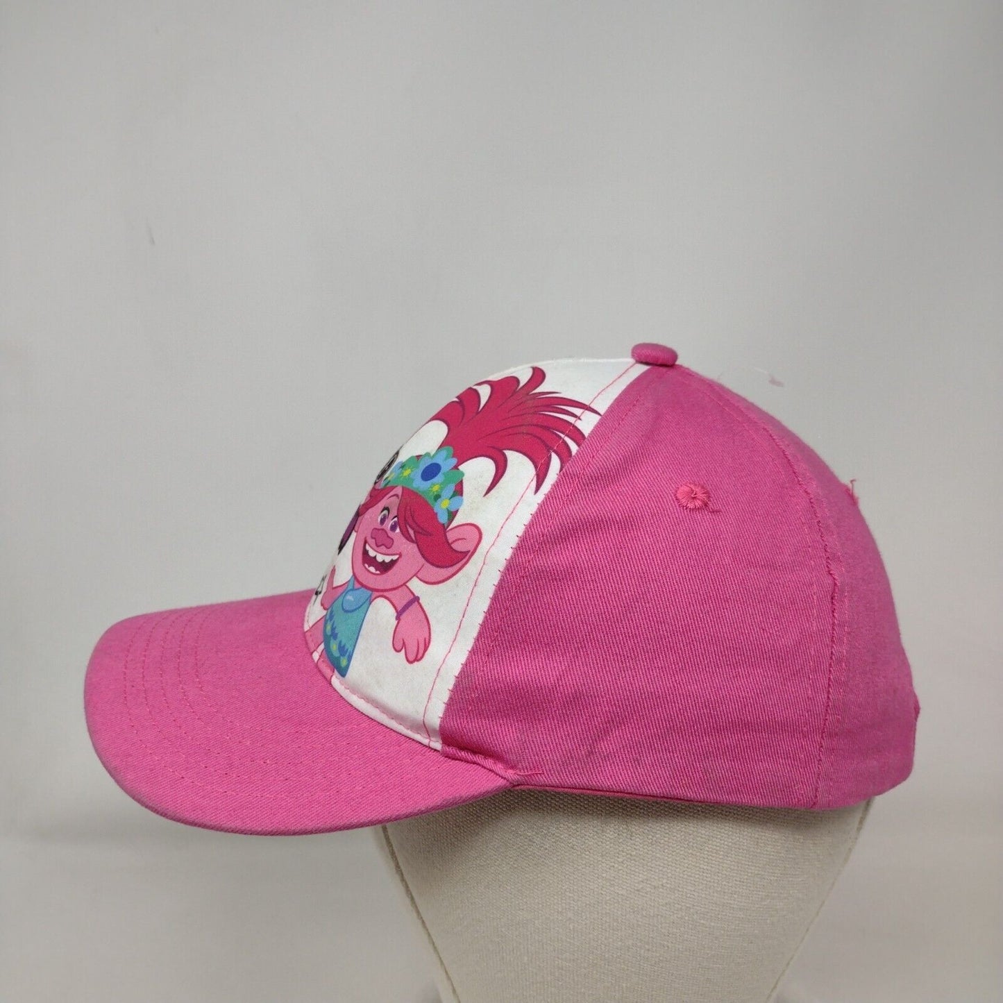 Powered By Rainbow Strapback Hat Pink OSFM Trolls World Tour Dreamworks