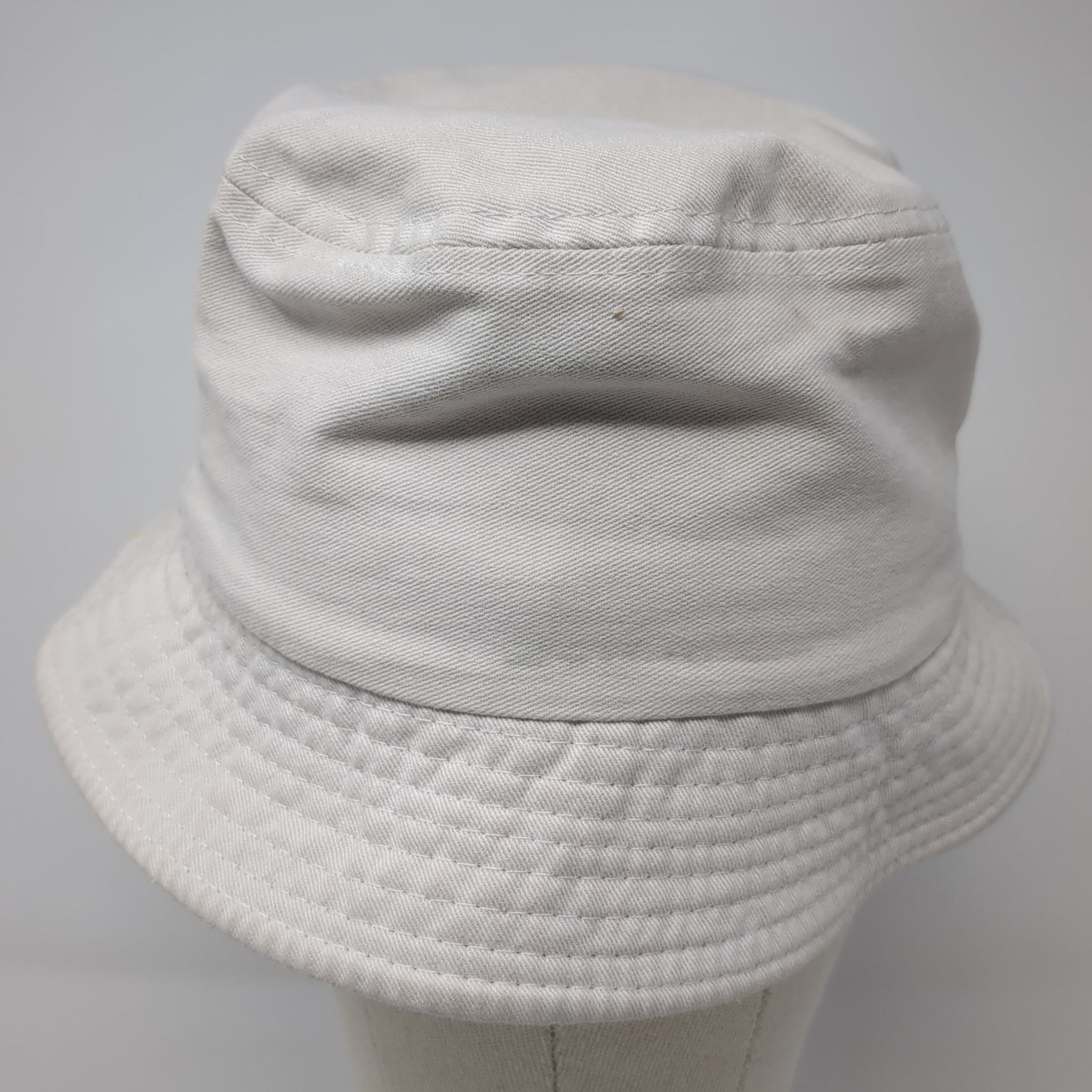 Smiley Face Bucket Hat White One Size Lightweight Fisherman's Outdoor