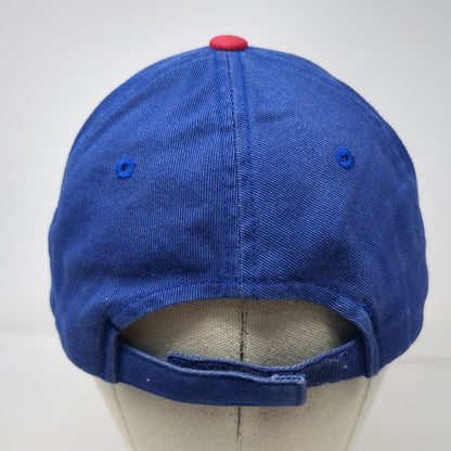Chicago Cubs MLB Baseball Cap Blue One Size Strapback Cotton Gray Underbrim Hat