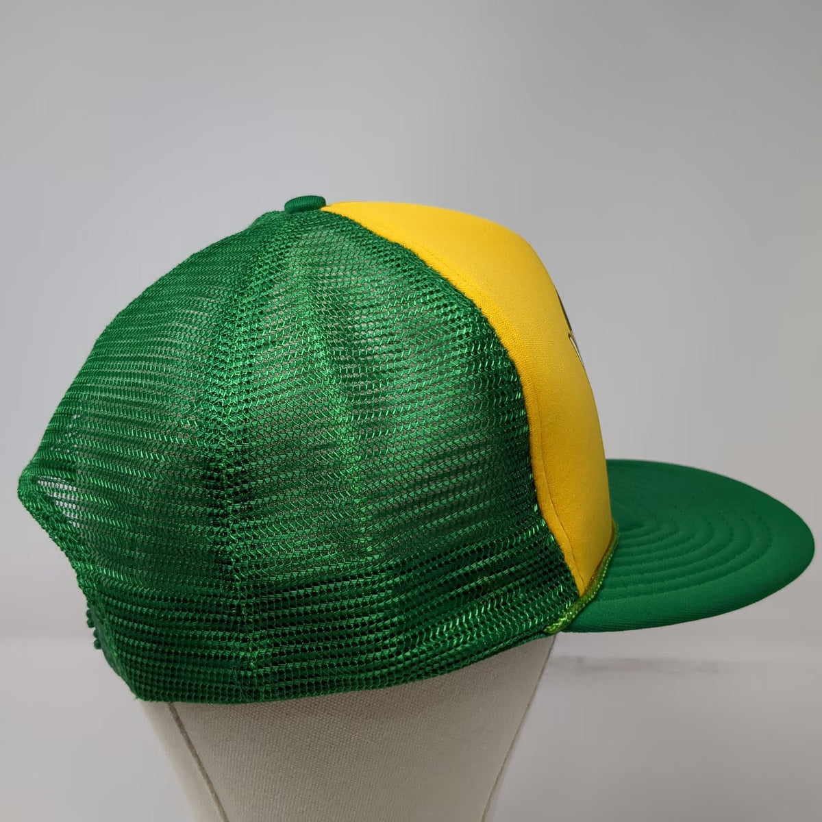 Thunderbird Sportswear Miracle-Gro Green Yellow Trucker Hat Snapback Vintage