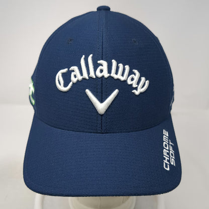 Callaway Baseball Cap Blue XL Fitted Chrome Soft Apex Epic Odyssey Golf Hat