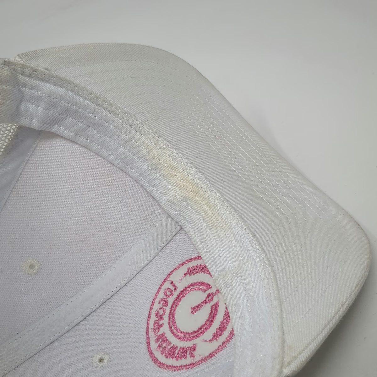 Richardson Trucker Hat White One Size Mesh Snapback Logoff Brewing Beer Craft