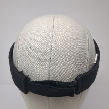 The Mors Sun Visor Hat Black One Size Adjustable Lightweight Embroidered
