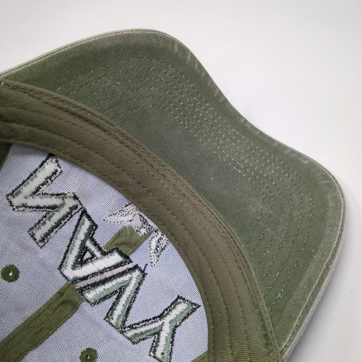 Eagle Crest Baseball Cap Green One Size Navy Eagle Anchor Embroidered Cotton Hat