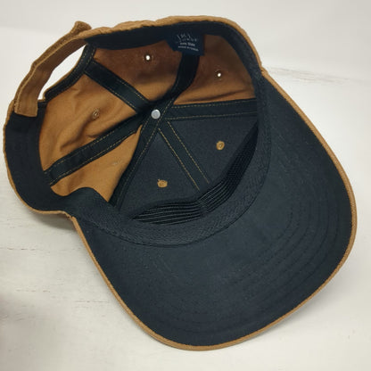 George Baseball Cap Brown One Size Side Pocket Button Detail Strapback Hat