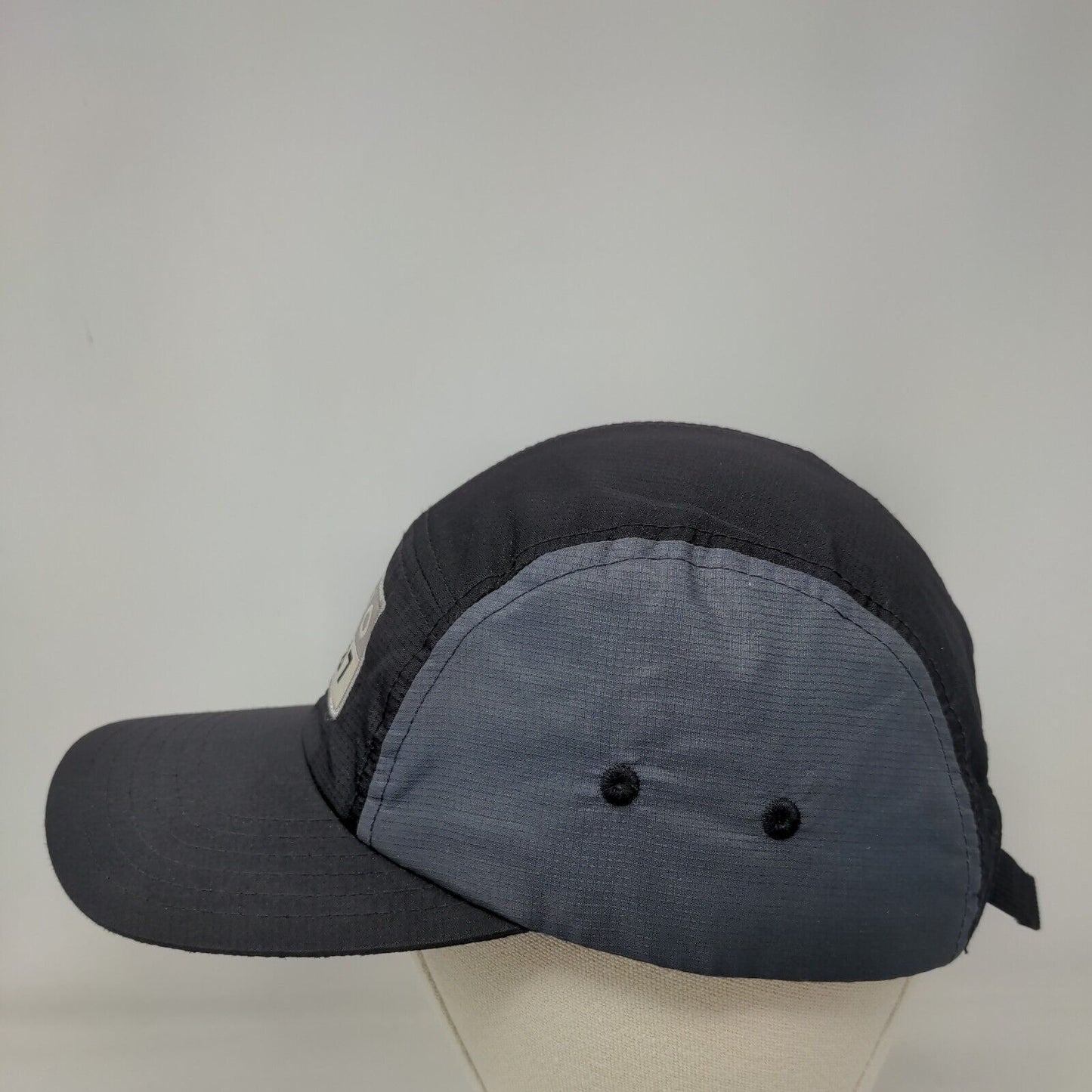 Aero NY87 Strapback Hat 5 Panel Cap Black One Size Adjustable Embroidered