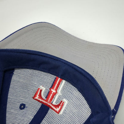 Texas Rangers MLB Puma Logo Athletic Snapback Blue One Size Hat Gray Underbrim