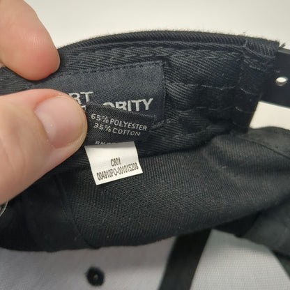 Port Authority Snapback Black Hat One Size Penn Heroes Play Embroidered Shield